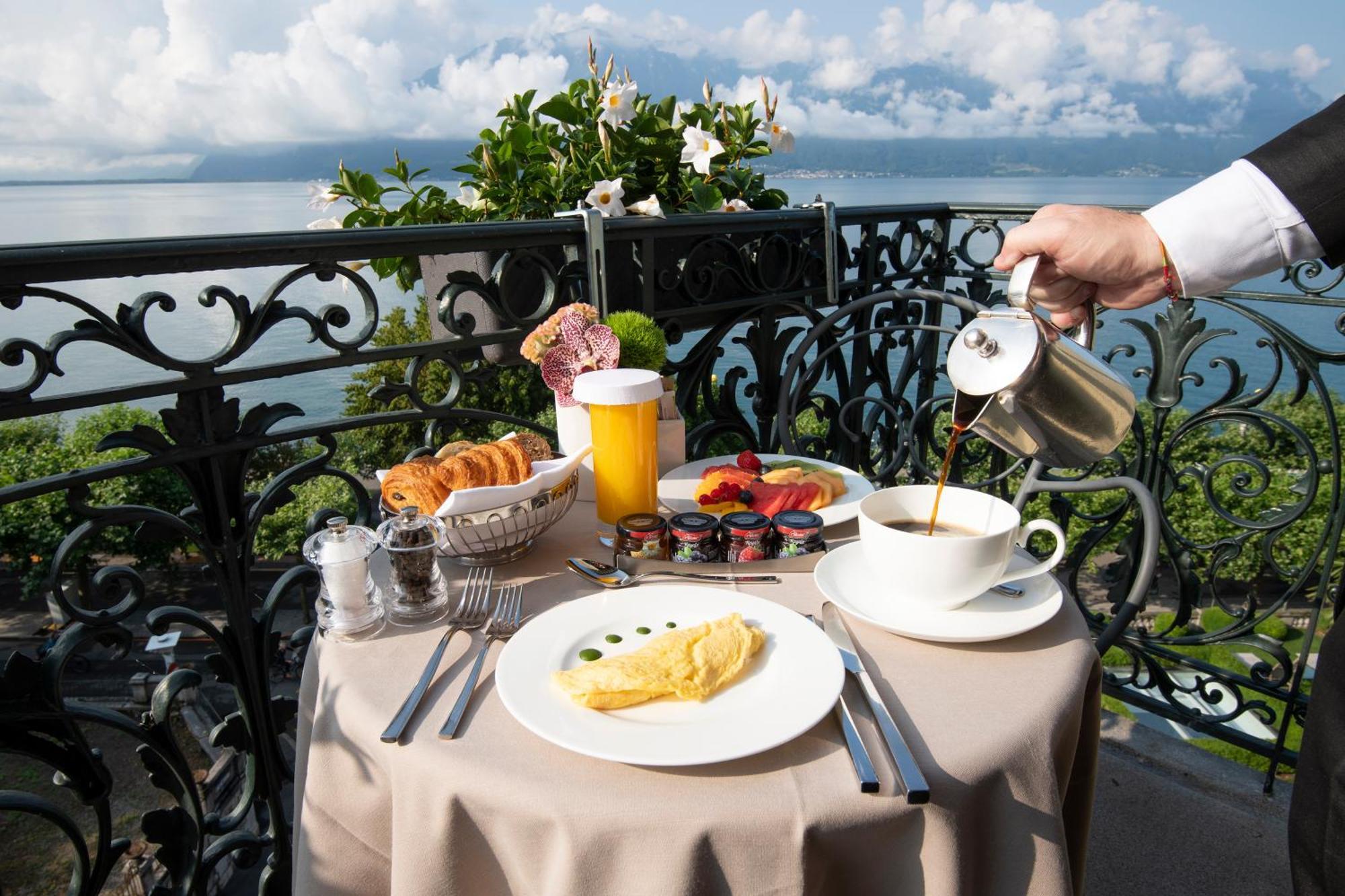 Hotel Des Trois Couronnes & Spa - The Leading Hotels Of The World Vevey Exterior foto